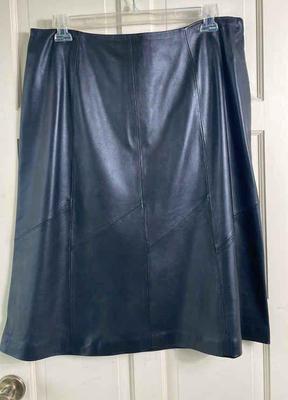 Bella Pelle Black Leather Skirt * 16
