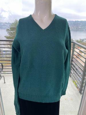 Pendleton Emerald Green Wool Sweater * Long Sleeve Size 40
