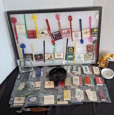 Collectible Matchbooks * Ashtrays * Bottle Opener *
