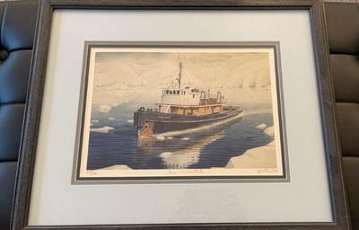 Signed & Numbered Print “Ice Watch “ Nautical
