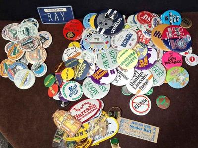 Buttons Galore * Seperate Baggie Of Harbor Days Buttons * Seperate Baggie Of Patches And Pins *
