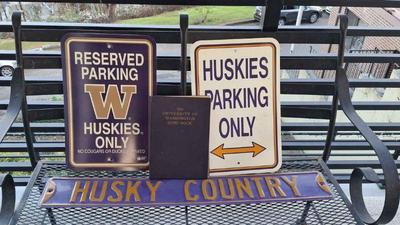 UW Huskies Signs * Antique Rare UW Song Book
