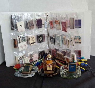 Collectible Matchbooks * Ashtrays * Swizzle Sticks*
