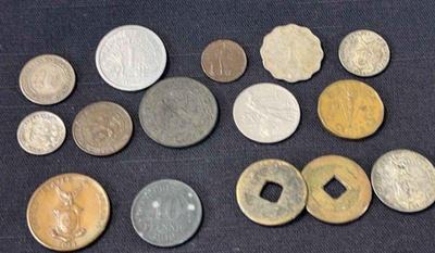 1887 - 1944 Foreign Coins * Some Silver * 1903, 1907, 1910, Francs, Centavos
