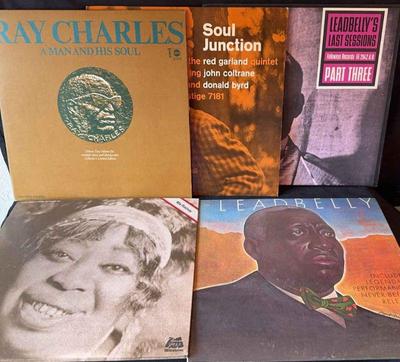 5 Vintage Albums * Leadbelly * Ray Charles * Ma Rainey * Red Garland Quartet *
