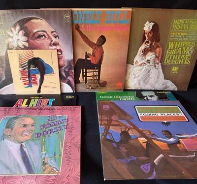 8 Vintage Records * 4 Herb Alpert * 2 Billie Holiday * Tommy Dorsey * Al Hurt *
