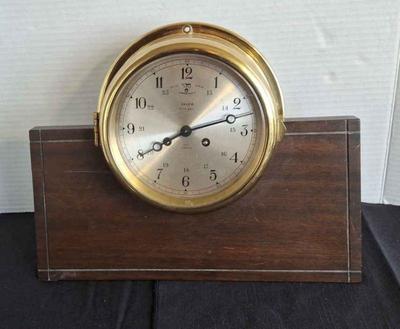 Salem Ships Bell Clock * Made In Germany * 8 Day Jeweled
