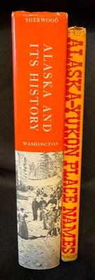 Sale Photo Thumbnail #56: 2 Alaska Themed Books * ‘Alaska And It’s History’ 1967 * ‘Alaska-Yukon Place Names’ 1973 *
