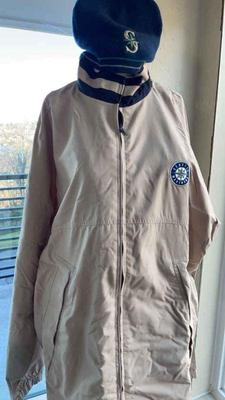 Men’s Seattle Mariners Cutter & Buck Windbreaker Jacket * New Size L/G
