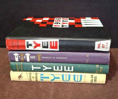 Tyee University of Washington Yearbooks * 1955 Through1958 *

