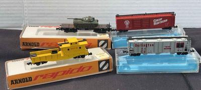 4 N Scale Mini Trains * Arnold Rapido & Atlas * Made In Germany & Austria
