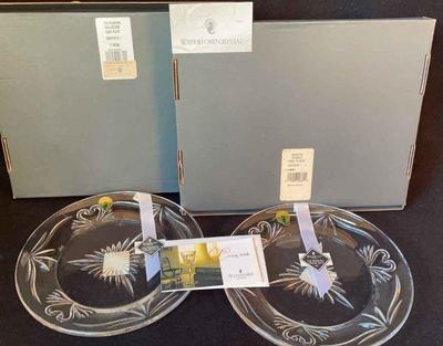 Waterford Crystal Wedding Collection 2 Plates
