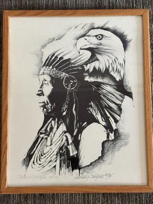 Signed Michael Reagan Lithograph * 1984 * Print 29 Of 50 *
