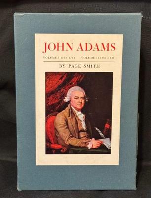 Biography Of John Adams * Boxed Set * First Edition 1963 * 2 Volumes
