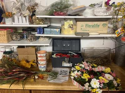 Flower arranging materials