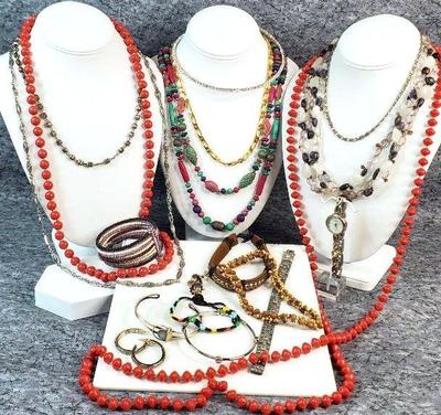 Gems beads, hand made, bracelets, necklaces