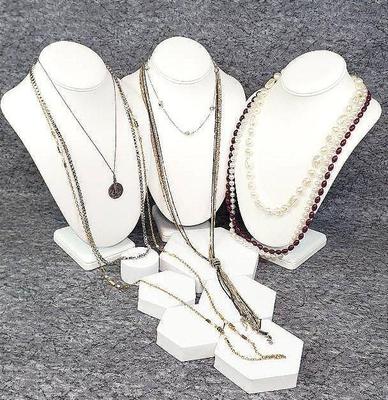Costume jewelry necklaces beads