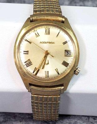 Accutron 14k gold filled base