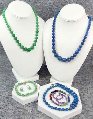 Lapis lazuli jade and other gems
