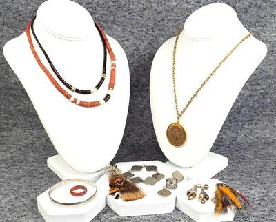 Puka beads bakelite ring, costume jewelry