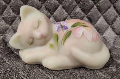 Fenton burmese sleeping kitty