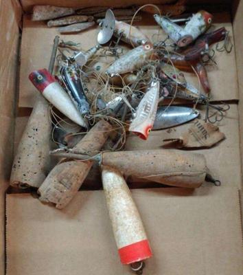 Vintage lures and tackle
