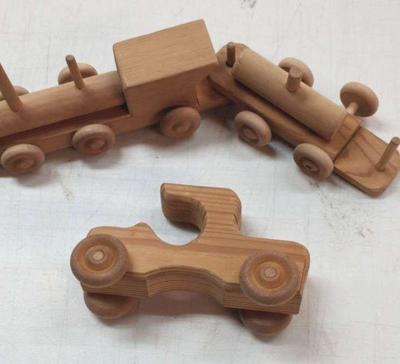 Hand crafted wooden toys