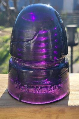Wgm co beehive purple insulator