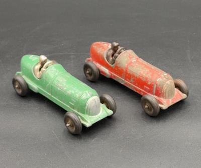 2~ Vintage 7.5” Metal Cars * Hubley Kiddie Toy, USA
