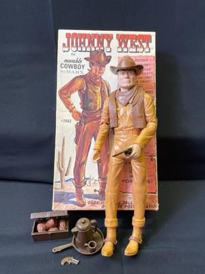 Vintage Johnny West The Movable Cowboy Figurine
