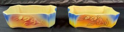 Shawnee 7” Calla Lilly Flower Planter * Shawnee 7.25” Calla Lilly With Gold Trim Planter *

