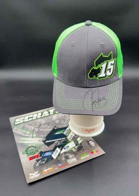 Donny Schatz Autographed Ball Cap # 15 With Signed Program
