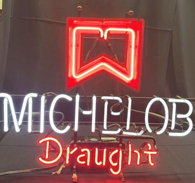 Vintage Michelob Draught Neon Sign * Works!
