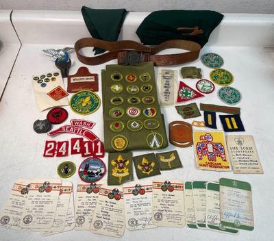 Large Boy Scout Vintage dating Back To 50’s
