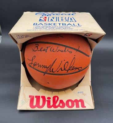 Wilson NBA Basketball Signed By Lenny Wilkins * New Inbox
