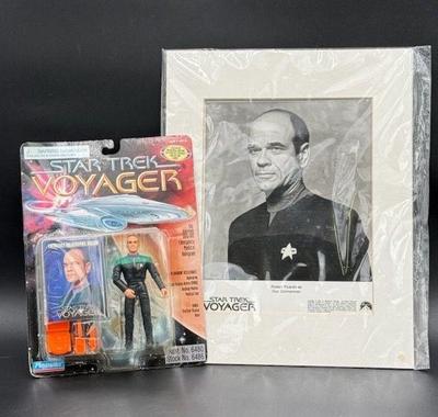 Star Trek Voyager’s Robert Piccardo as Doc Zimmerman * Autographed Photo & Action Figure
