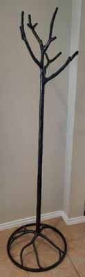 Cast iron tree hatcoat rack