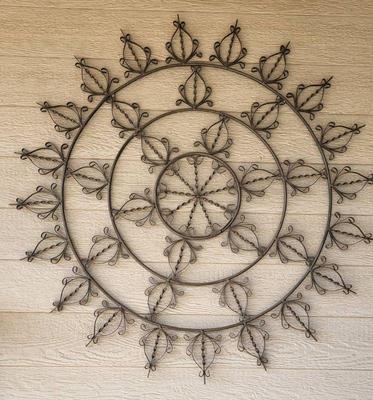 Large metal wall decor
