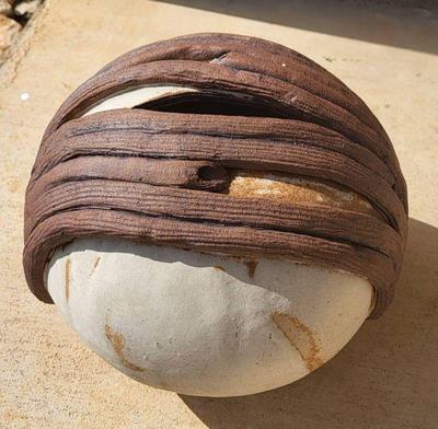 Signed stoneware pottery