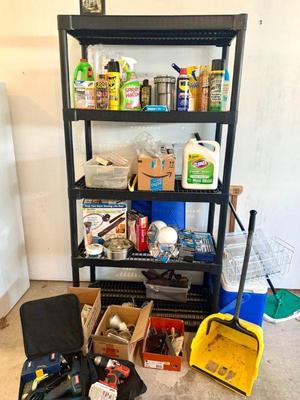 Garage shelf mystery lot