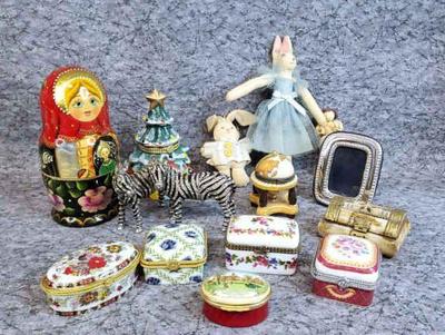 Russian nesting doll trinket boxes, souvenirs, keepsakes