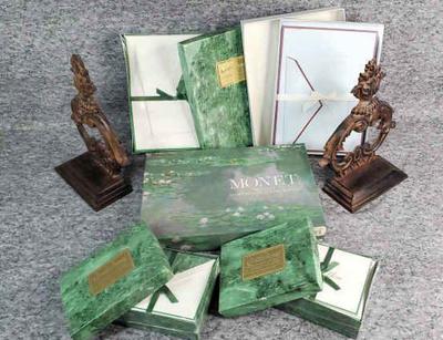Bombay company bookends designer, c.r. gibson stationery