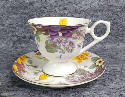 Gracie bella lux china teacup saucer