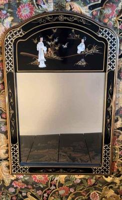 Asian decorated mirror