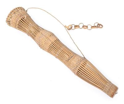 Lot 444 filipino rattan braided eel trap