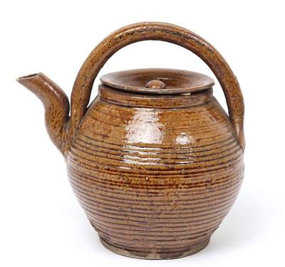 Lot 400 lovely song dynasty olive brown glazed ewer