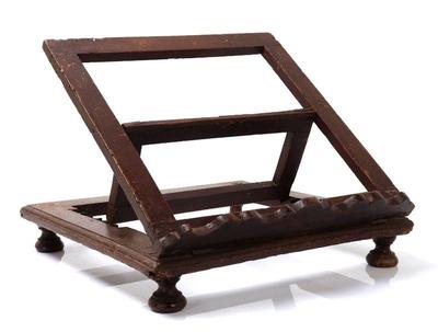 Lot 155 early victorian book bible stand