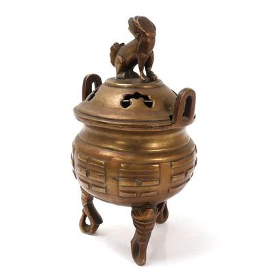Lot 274 oriental foo dog incense burner