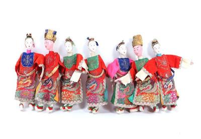 Lot 405 collection of chinese opera dolls puppets circa 1950 70s