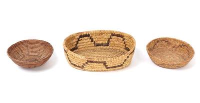 Lot 143 three mexican baskets